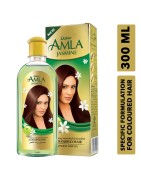 Dabur Amla Jasmine Hair Oil, 300ml- For Strong, Nourished & Beautiful Colored Hair